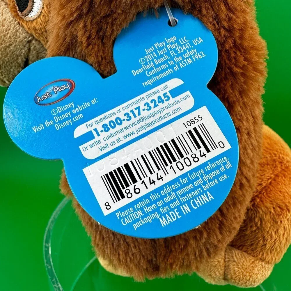 DISNEY PLUSH LADY 6 INCH DOG JUST PLAY STUFFED ANIMAL